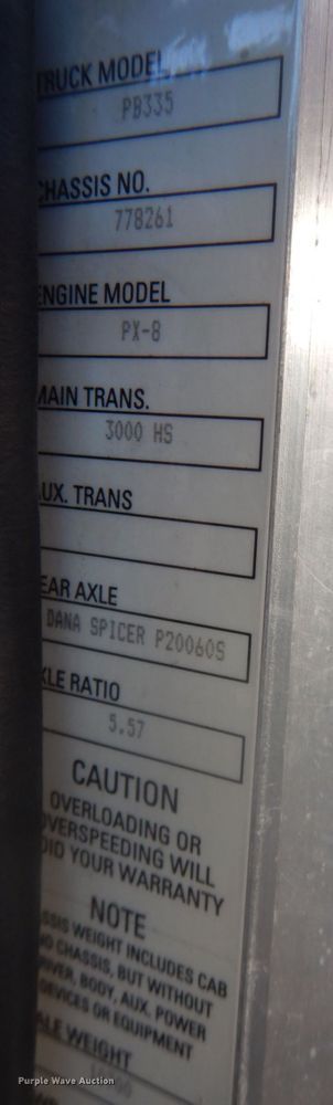 image for item DH8089 2009 Peterbilt 335  box truck