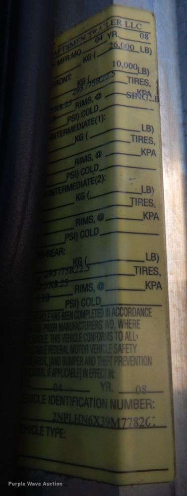 image for item DH8089 2009 Peterbilt 335  box truck