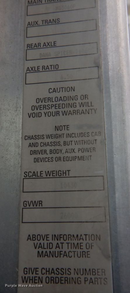 image for item DH8126 2000 Kenworth T300  refuse truck