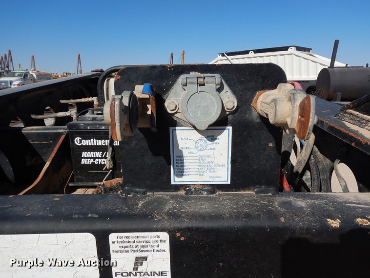 image for item DI8516 2012 Fontaine TH55-FLD  lowboy equipment trailer