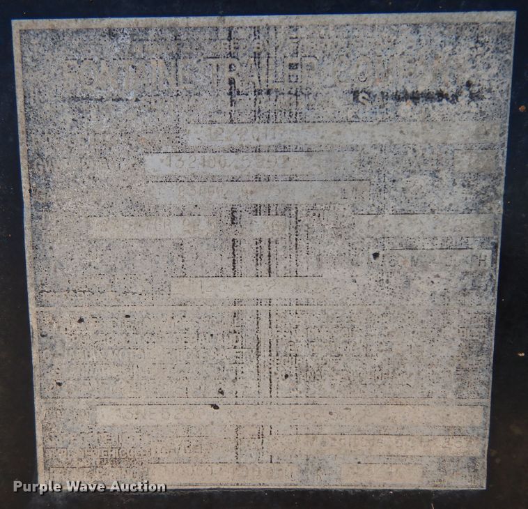 image for item DI8516 2012 Fontaine TH55-FLD  lowboy equipment trailer