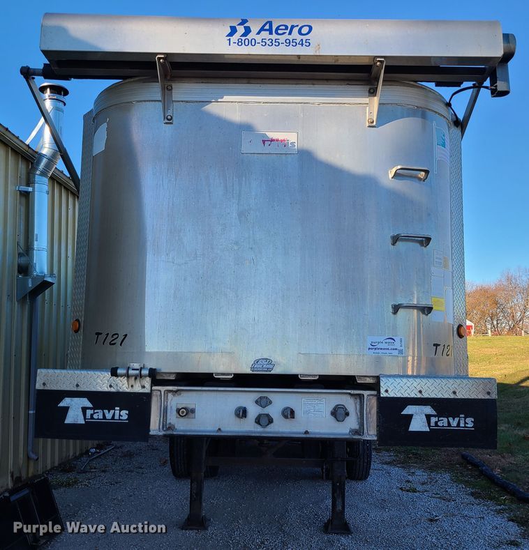 image for item DJ1605 2017 Travis  end dump trailer