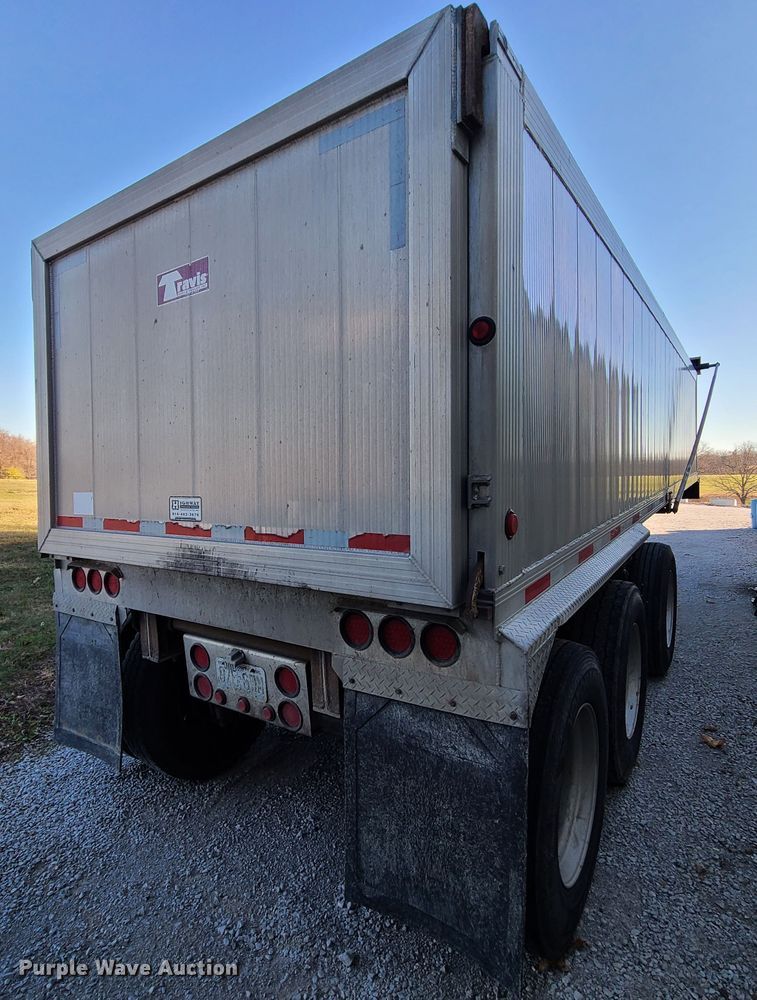 image for item DJ1605 2017 Travis  end dump trailer