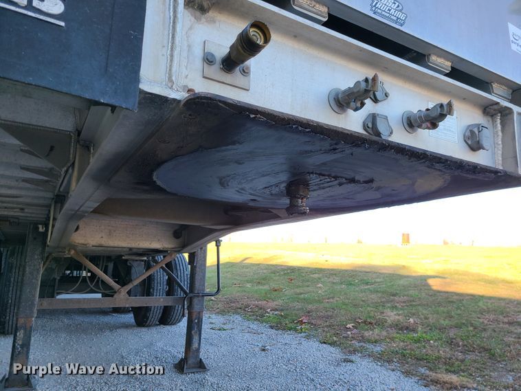 image for item DJ1605 2017 Travis  end dump trailer