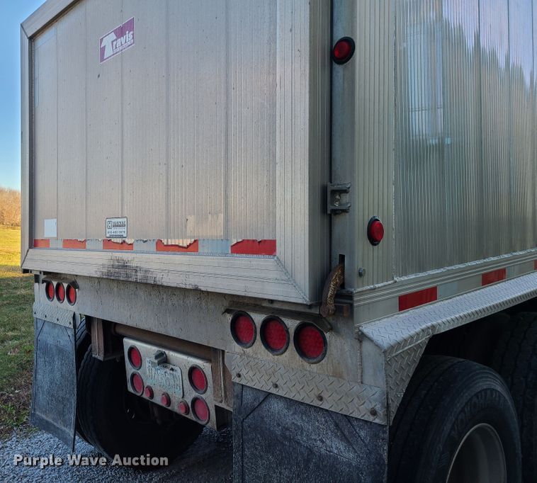 image for item DJ1605 2017 Travis  end dump trailer