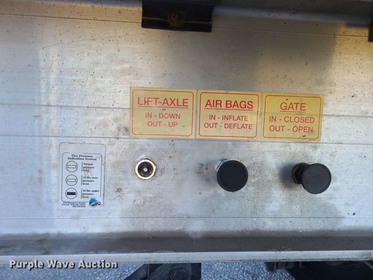 image for item DJ1605 2017 Travis  end dump trailer