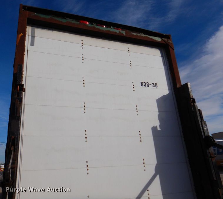 image for item DK8692 1991 Great Dane 7731TDSAR  refrigerated van trailer