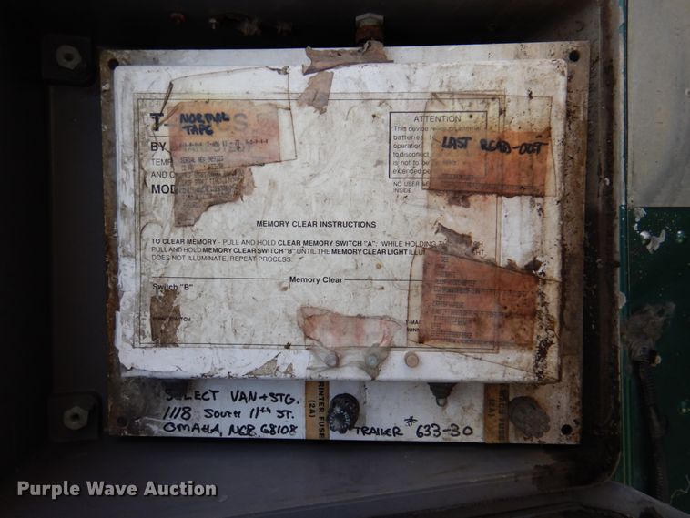 image for item DK8692 1991 Great Dane 7731TDSAR  refrigerated van trailer