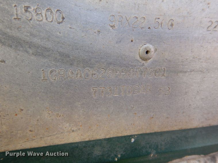 image for item DK8692 1991 Great Dane 7731TDSAR  refrigerated van trailer