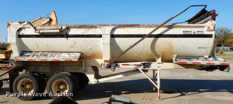 image for item DM0704 1998 Ranco ED24-26QF  end dump trailer