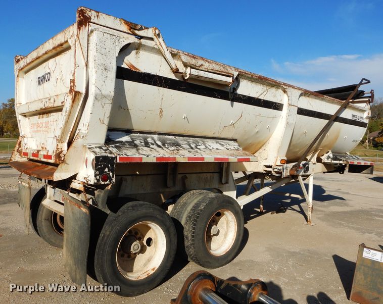image for item DM0704 1998 Ranco ED24-26QF  end dump trailer