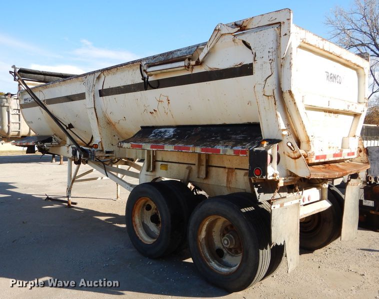 image for item DM0704 1998 Ranco ED24-26QF  end dump trailer