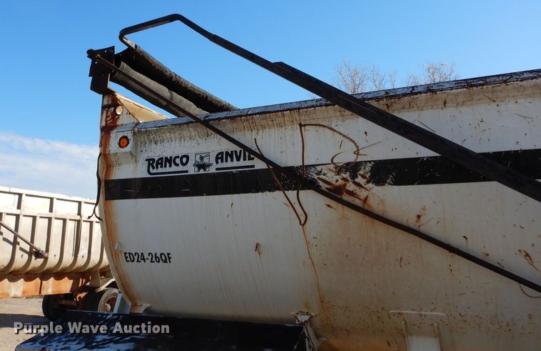 image for item DM0704 1998 Ranco ED24-26QF  end dump trailer