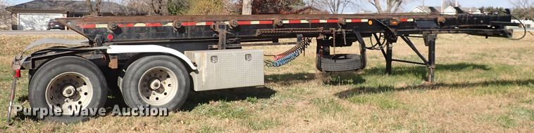 image for item DN2316 1995 Clement R0T3645ETBR-AI  roll-off container trailer