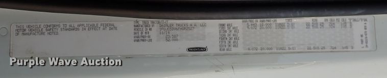 image for item DN2417 2015 Freightliner M2 112  semi truck