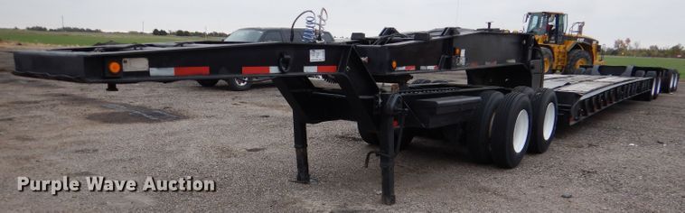 image for item DN5341 1989 Trail King TS100HG-572  lowboy equipment trailer