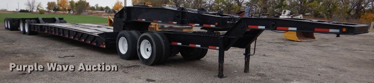 image for item DN5341 1989 Trail King TS100HG-572  lowboy equipment trailer