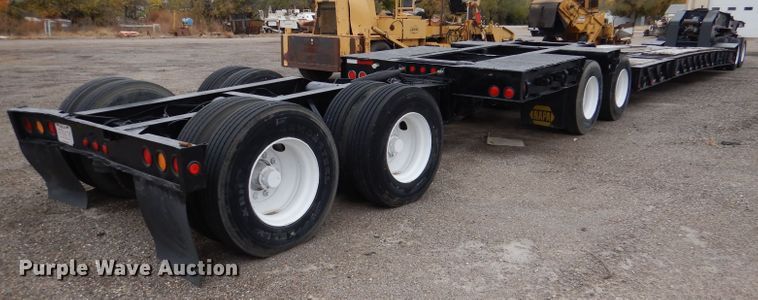 image for item DN5341 1989 Trail King TS100HG-572  lowboy equipment trailer