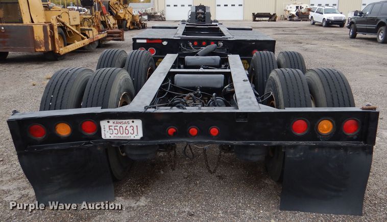 image for item DN5341 1989 Trail King TS100HG-572  lowboy equipment trailer