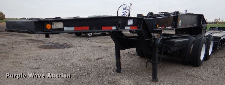 image for item DN5341 1989 Trail King TS100HG-572  lowboy equipment trailer