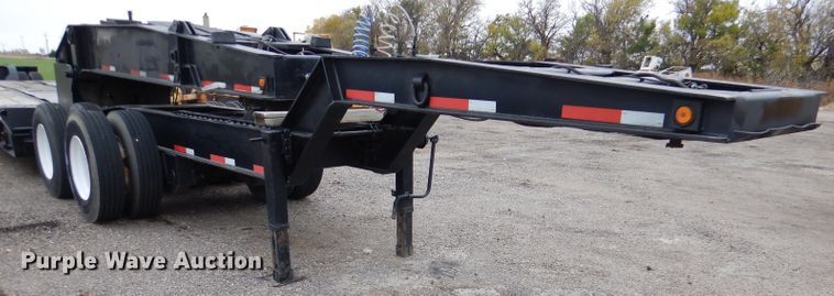 image for item DN5341 1989 Trail King TS100HG-572  lowboy equipment trailer
