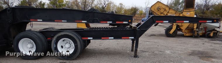 image for item DN5341 1989 Trail King TS100HG-572  lowboy equipment trailer