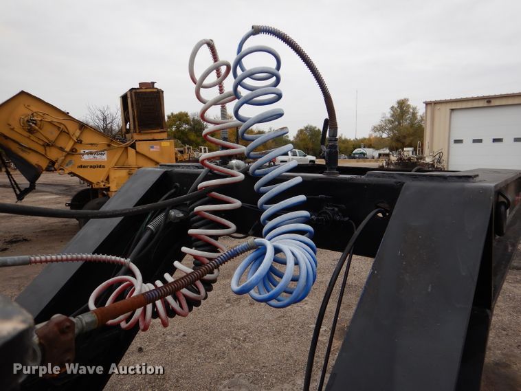 image for item DN5341 1989 Trail King TS100HG-572  lowboy equipment trailer