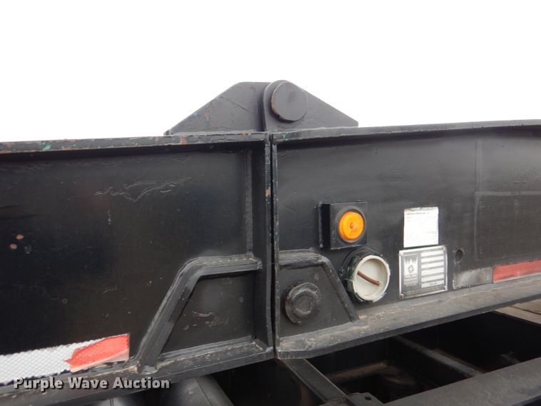 image for item DN5341 1989 Trail King TS100HG-572  lowboy equipment trailer