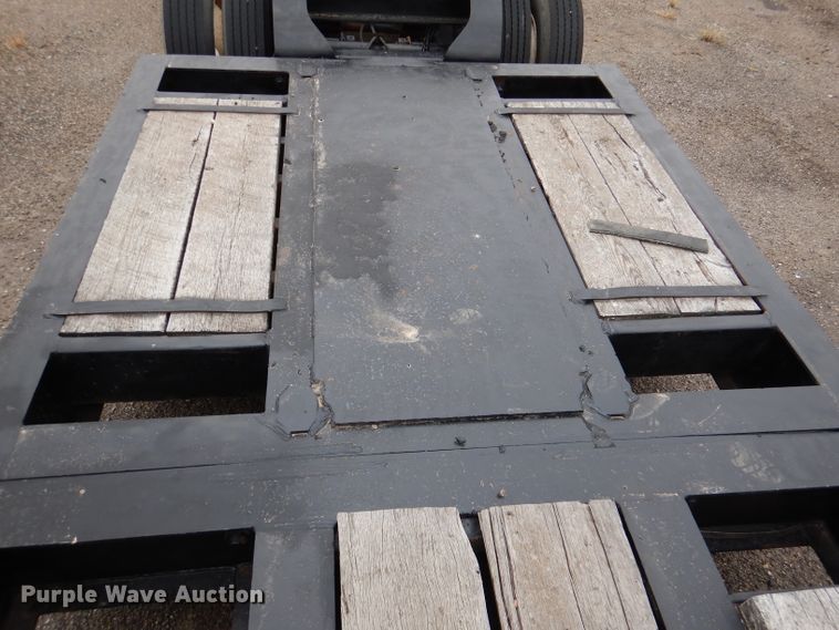image for item DN5341 1989 Trail King TS100HG-572  lowboy equipment trailer