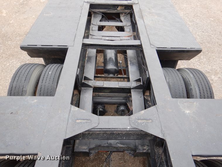 image for item DN5341 1989 Trail King TS100HG-572  lowboy equipment trailer