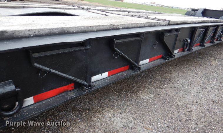 image for item DN5341 1989 Trail King TS100HG-572  lowboy equipment trailer