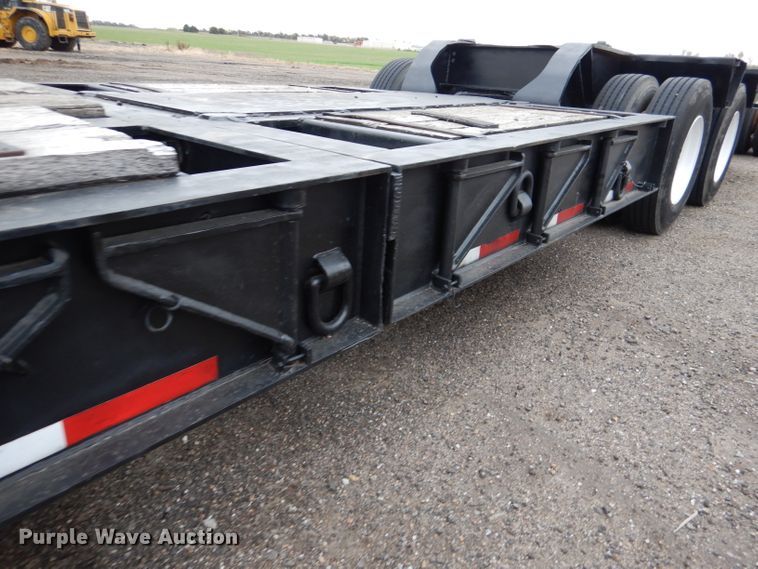 image for item DN5341 1989 Trail King TS100HG-572  lowboy equipment trailer