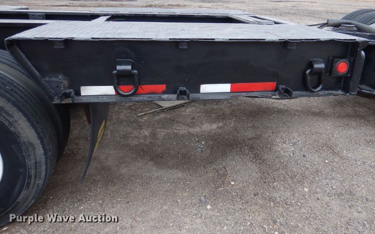 image for item DN5341 1989 Trail King TS100HG-572  lowboy equipment trailer