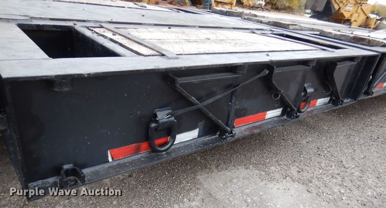 image for item DN5341 1989 Trail King TS100HG-572  lowboy equipment trailer