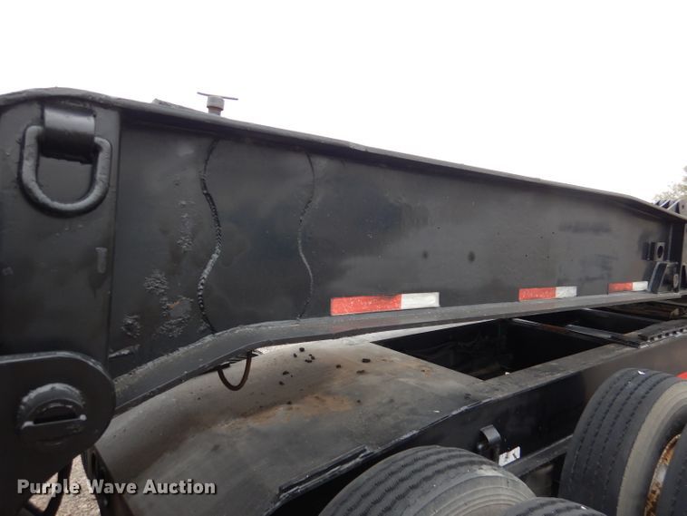 image for item DN5341 1989 Trail King TS100HG-572  lowboy equipment trailer