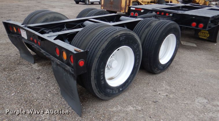 image for item DN5341 1989 Trail King TS100HG-572  lowboy equipment trailer