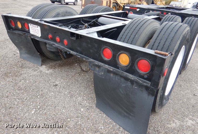 image for item DN5341 1989 Trail King TS100HG-572  lowboy equipment trailer