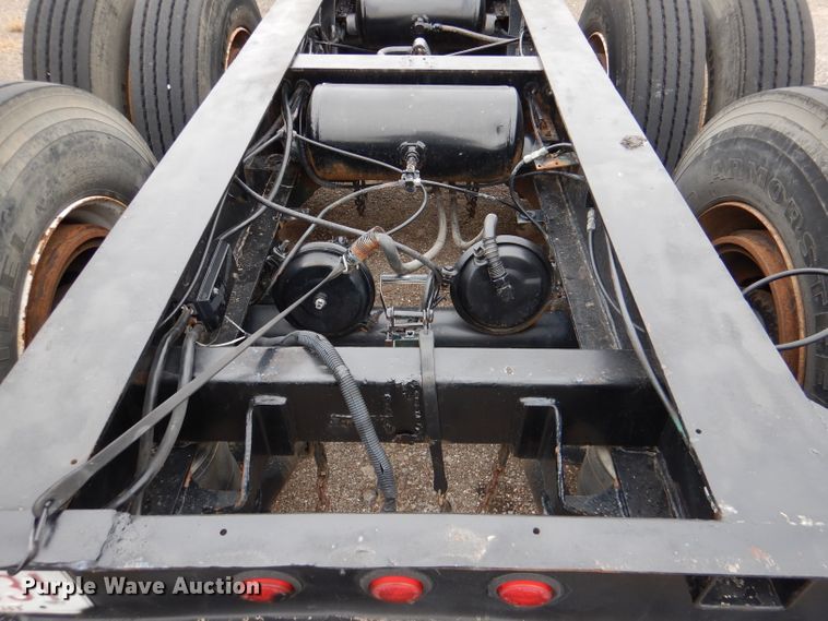 image for item DN5341 1989 Trail King TS100HG-572  lowboy equipment trailer