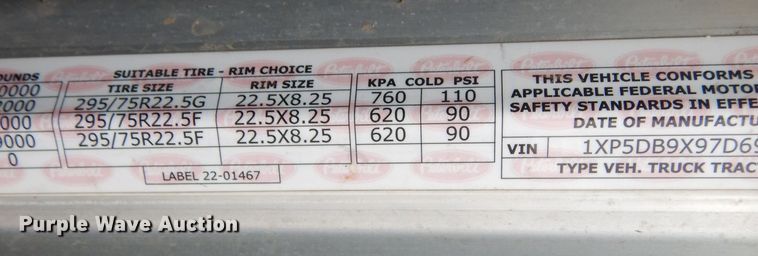 image for item DN5399 2007 Peterbilt 379  semi truck