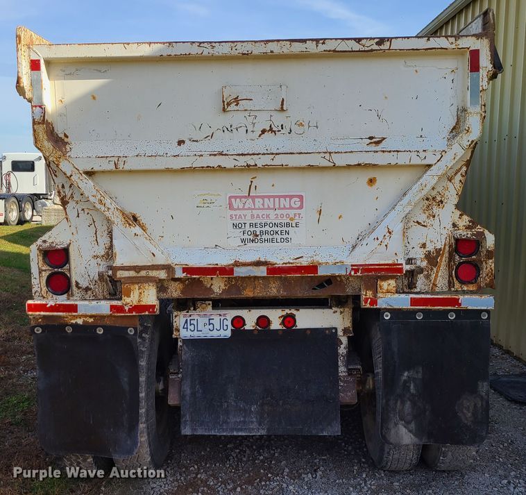 image for item DN5742 1998 Travis  end dump trailer