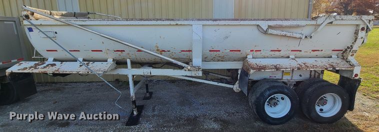 image for item DN5742 1998 Travis  end dump trailer
