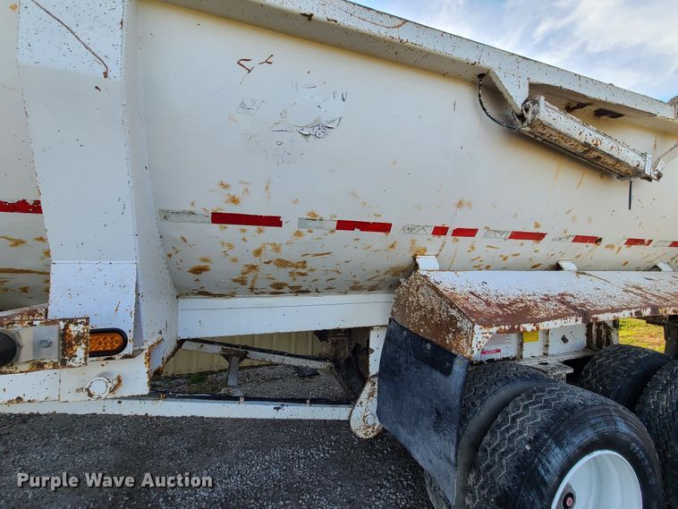 image for item DN5742 1998 Travis  end dump trailer