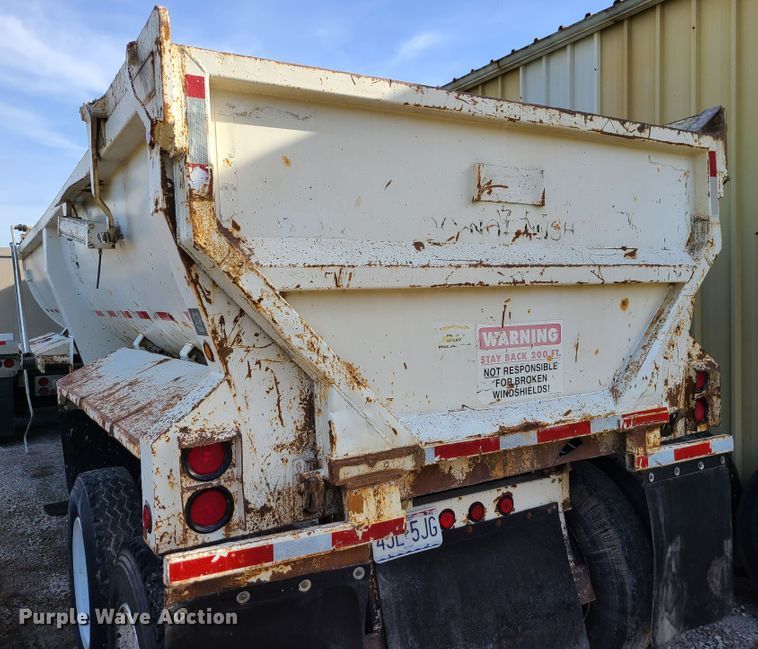 image for item DN5742 1998 Travis  end dump trailer