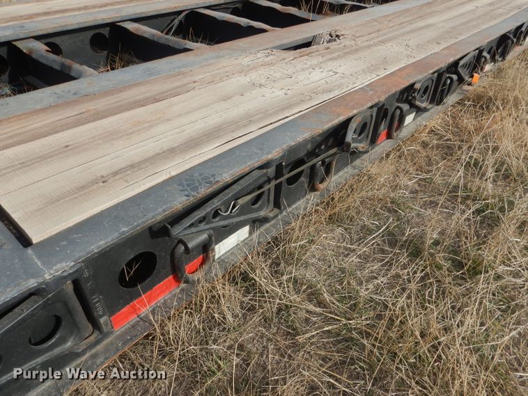 image for item HU9360 1995 Fontaine TRILB  lowboy equipment trailer