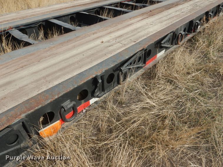 image for item HU9360 1995 Fontaine TRILB  lowboy equipment trailer