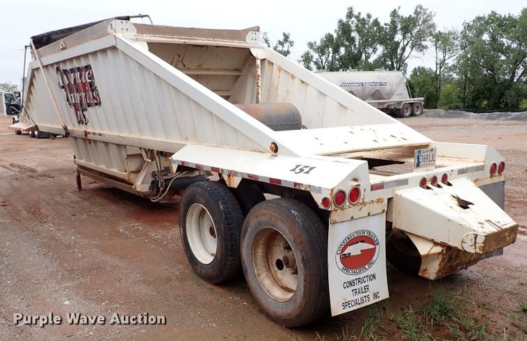 image for item IC9531 2013 CTS BDT-40  bottom dump trailer