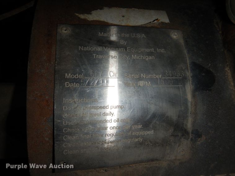 image for item IH9100 National Vacuum Equipment 607CW vacuum assembly