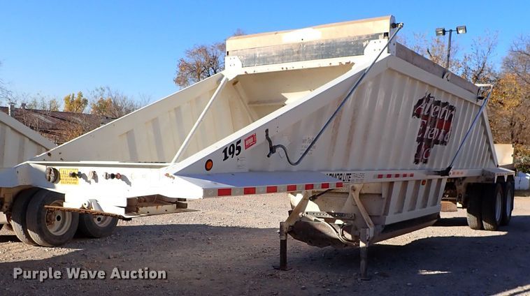 image for item IS9258 2016 Armor Lite SBD-40LT  bottom dump trailer