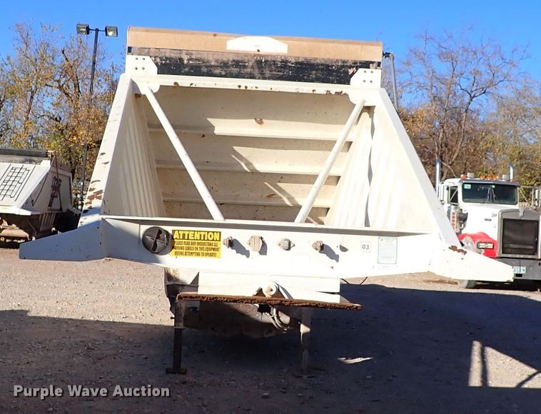 image for item IS9258 2016 Armor Lite SBD-40LT  bottom dump trailer