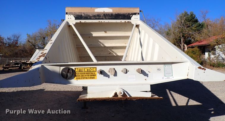 image for item IS9258 2016 Armor Lite SBD-40LT  bottom dump trailer